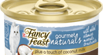 Fancy Feast Gourmet Naturals Plus A Touch Of Coconut Milk - Natural Trout & Tuna Recipe Paté